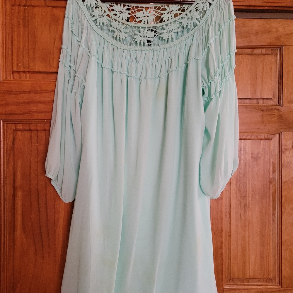 Mint colored Easter Dress